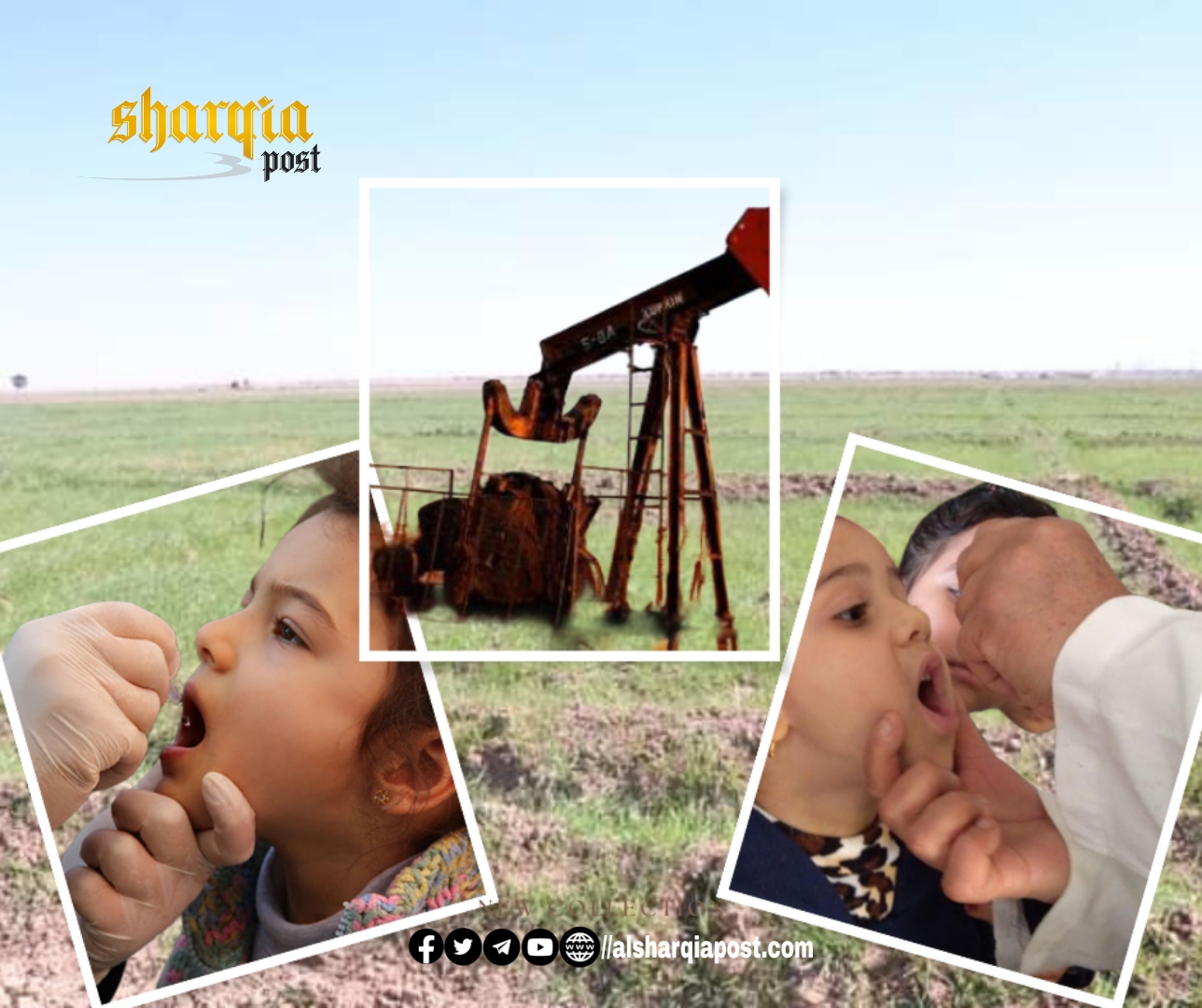 أنتشار الأمراض وانخفاض الانتاج الزراعي في دير الزور سببها الغازات النفطية